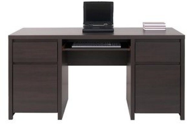Filippa skrivbord 160x65 cm - Mörk ek 