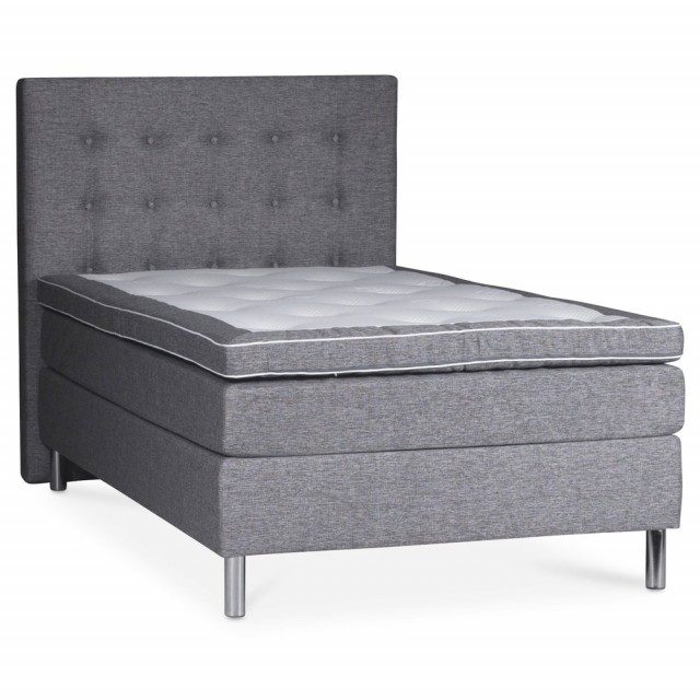Hilton Deluxe Prag sängpaket 7-zons kontinentalsäng med sänggavel - Inari 22 - Beige, 90x200 cm 