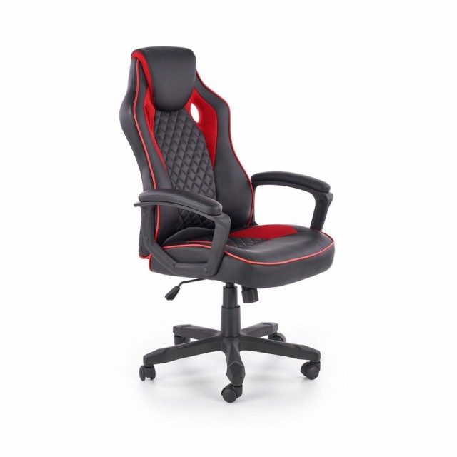 F1 kontorsstol / spelstol - Svart/röd 
