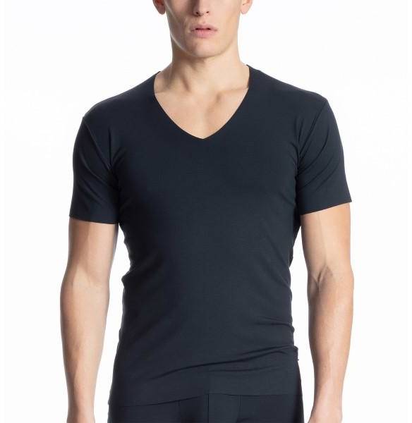 Calida Clean Line T-Shirt Mörkblå Micro Modal Small Herr (Övriga T-Shirts i kategorin Tshirts)