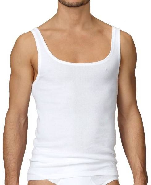 Calida Cotton 1 Linne 11010 Vit 001 Bomull Small Herr (Övriga T-Shirts i kategorin Tshirts)