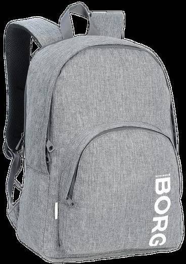 Björn Borg Core Iconic Backpack 25L Grå (Ryggsäckar i kategorin Väskor)