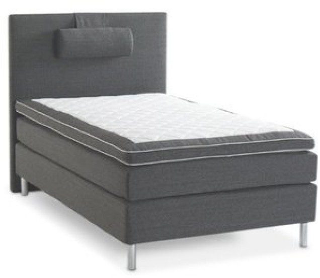 Kontinentalsäng Elegans 120Cm - Komplett Sängpaket - Inari 95 - Antracitgrå, Medium (Sängar i kategorin Möbler)