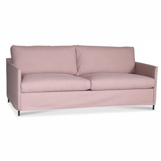 Depart 2-sits soffa med avtagbar klädsel - Plommonrosa 