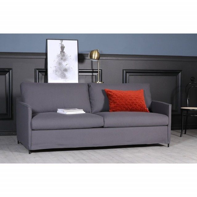 Depart 3-sits soffa med avtagbar klädsel - Grå 