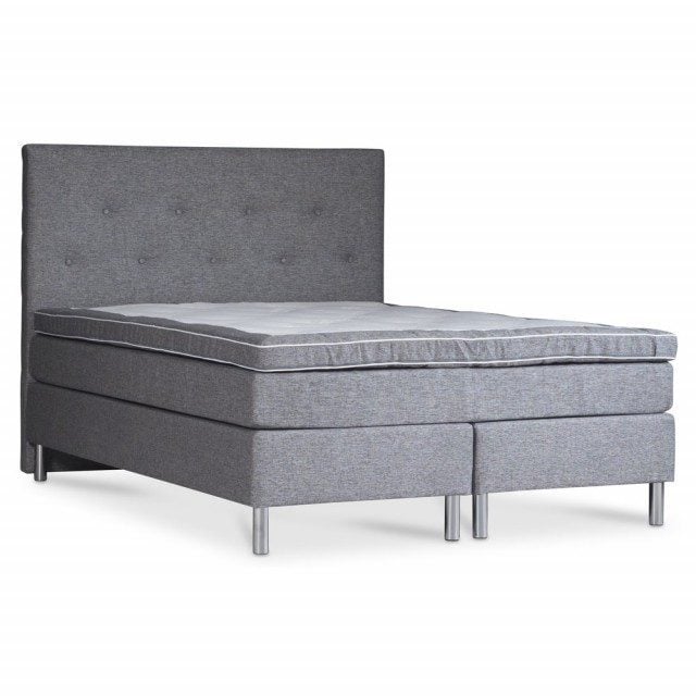 Hilton Deluxe Lissabon sängpaket 5-zons kontinentalsäng med sänggavel - Inari 22 - Beige, 160x200 cm - Kontinentalsängar,  