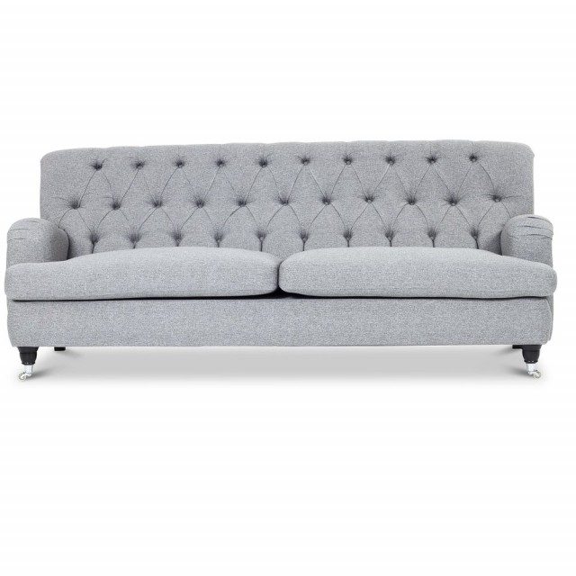 Howard Barkley rak 4-sits soffa - Inari 22 - Beige, Kallskum WE30 med silikonfibrer 