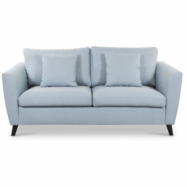 Rocco 2-sits soffa - Aura 13 - Blå, Svarta 