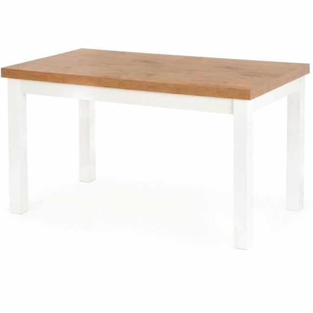 Callahan matbord utdragbart 140-220 cm - Vit/ek 