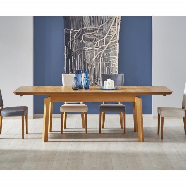 Jerrold matbord utdragbart 90x160-250 cm - Ek 