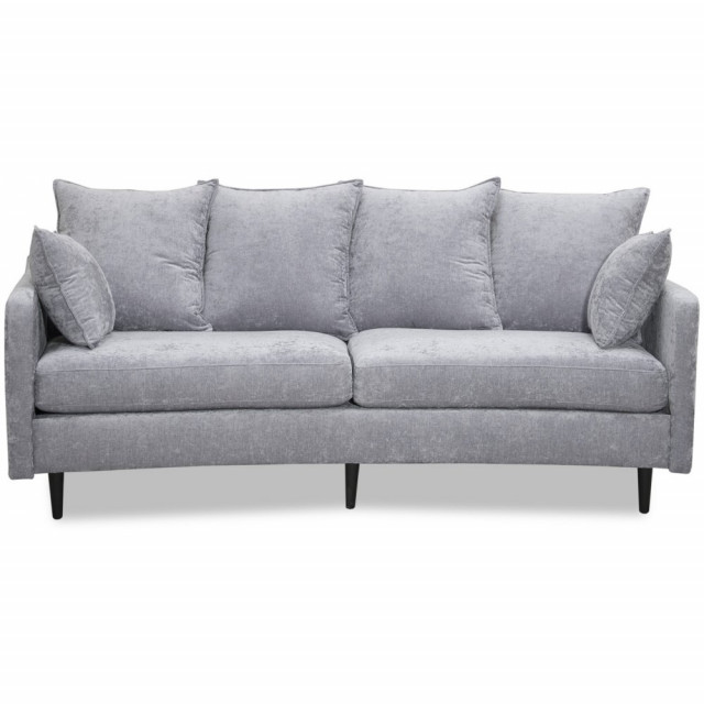Gotland 3-sits svängd soffa - Oxford grå 