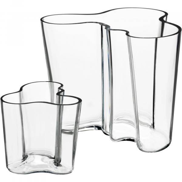 Iittala Alvar Aalto Collection Vas Gåvoset 160+95mm Klar 