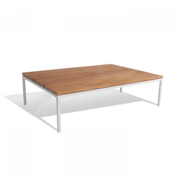 Bönan Lounge Table Large Teak / Vit, Skargaarden (Utemöbler i kategorin Möbler)