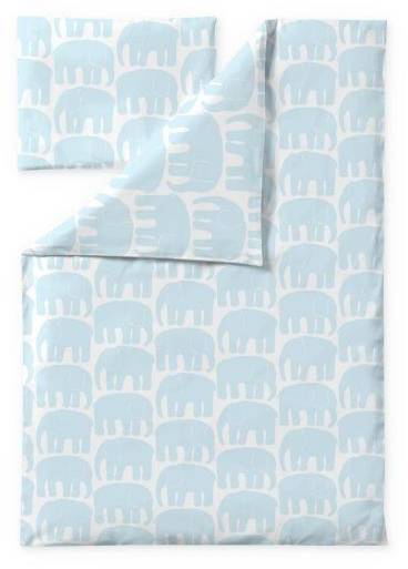 Barnpåslakan Elefantti Ljusgrönt, Finlayson (Sängkläder i kategorin Textilier)