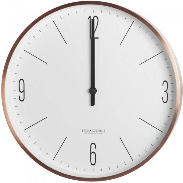 House Doctor Väggklocka Clock Couture Guld/vit (Övriga Klockor i kategorin Klockor)