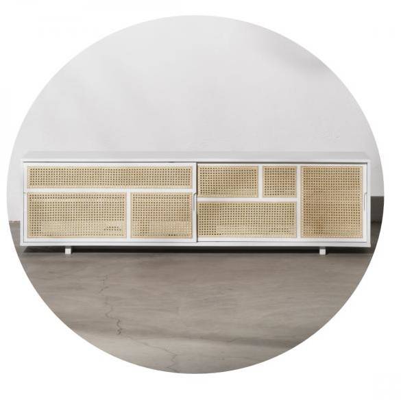 Design House Air Sideboard Låg vit 