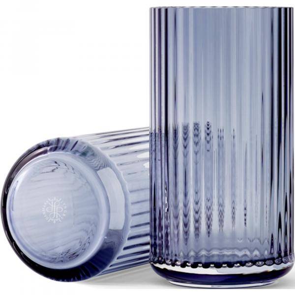 Lyngby Porcelæn Lyngbyvasen 20 Cm., Glas - Midnight Blue (Vaser & Krukor i kategorin Inredningsdetaljer)