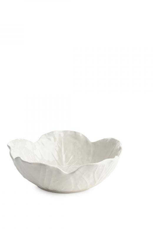 Bordallo Pinheiro Cabbage Bowl 17 cm - White 