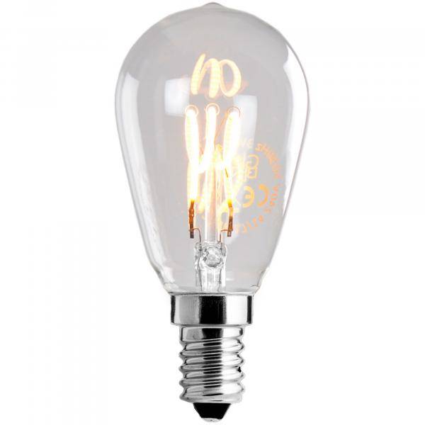 Globen Lighting Ljuskälla E14 LED Soft Filament-lampa 3W, klar 