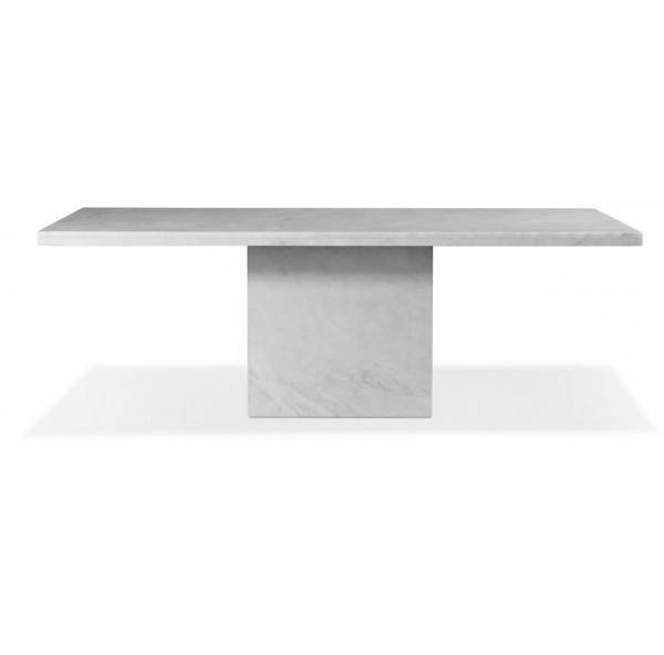 Pegani matbord vit marmor - 215x110 cm 