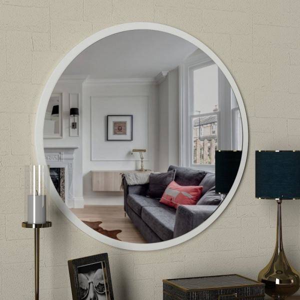 Glob Spegel - Vit (Speglar i kategorin Möbler)