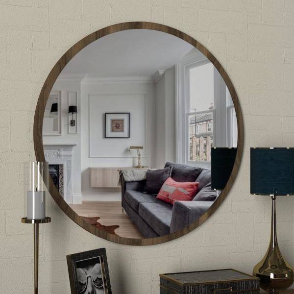 Glob Spegel - Valnöt (Speglar i kategorin Möbler)