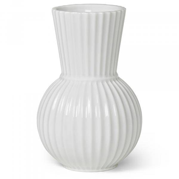 Lyngby Porcelæn Tura vas, 18 cm, vit 