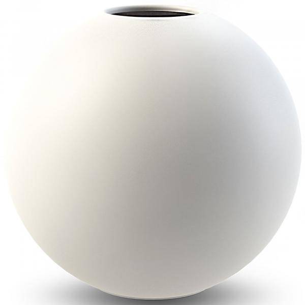 Cooee Design Ball vas, 20 cm, white 