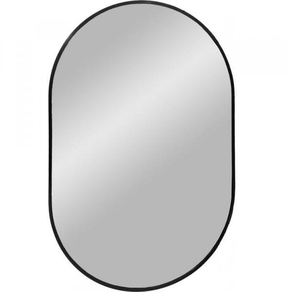 Madrid Väggspegel Oval - Svart (Speglar i kategorin Möbler)
