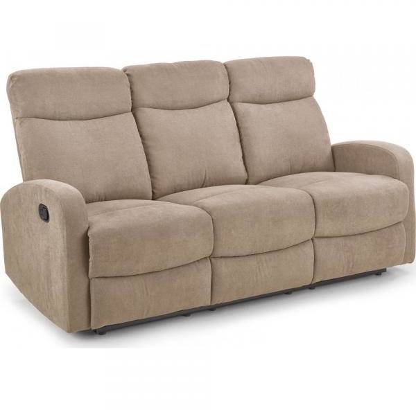 Anslo 3-sits reclinersoffa - Beige 