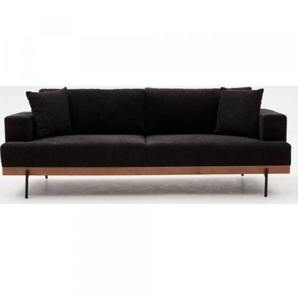 Liva 3-sits soffa - Antracit/koppar 