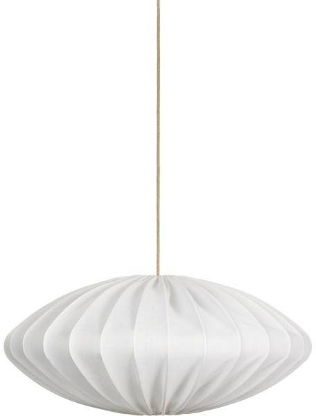 Watt & Veke Ellipse taklampa, 80 cm, linne, vit 