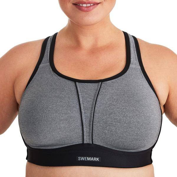 Swemark Movement Sport Bra BH Grå B 75 Dam 