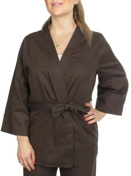 Pierre Robert X Jenny Skavlan Cotton Lounge Kimono Mörkgrön L/XL Dam 