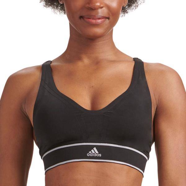 adidas BH 40GG Seamless Plunge Bra Svart Small Dam 