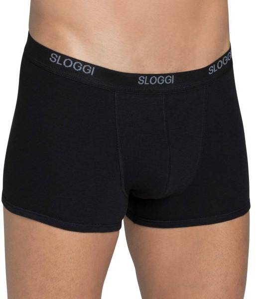 Sloggi Kalsonger For Men Basic Shorts Svart bomull Small Herr 