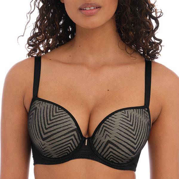 Freya BH Tailored Uw Moulded Plunge T-Shirt Bra Svart C 70 Dam 