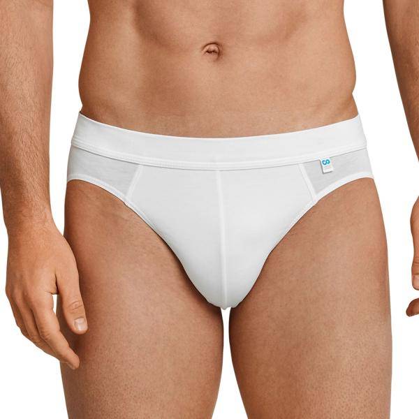 Schiesser Kalsonger Long Life Cotton Rio Brief Vit bomull Small Herr 