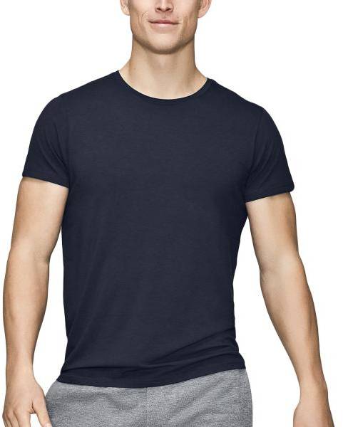 JBS of Denmark Bamboo Blend O-neck T-shirt Marin Small Herr 