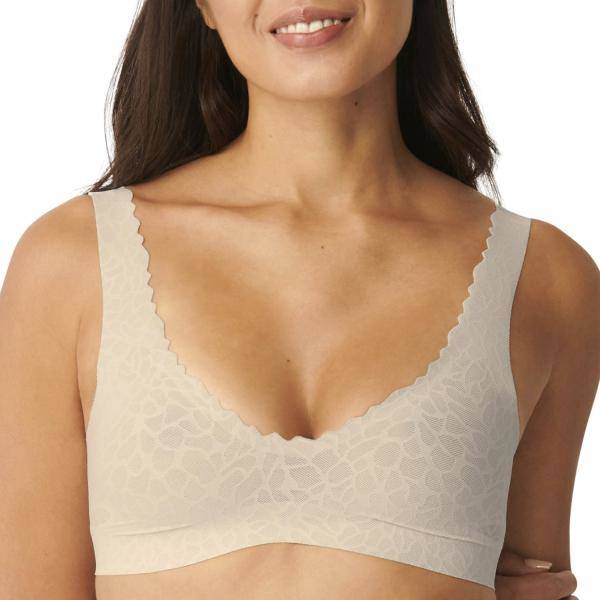 Sloggi BH ZERO Feel Lace 2.0 Bralette Creme Small Dam 