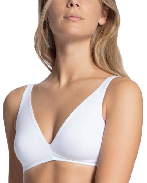 Calida BH Natural Comfort Soft Bra Vit bomull A 70 Dam 