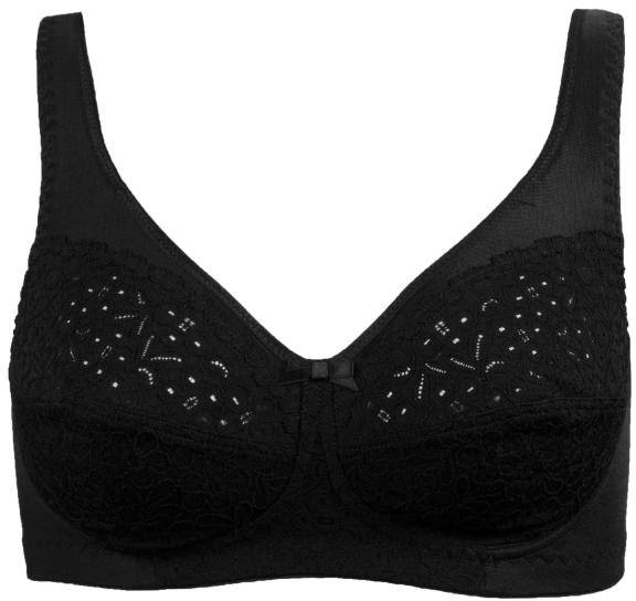 Damella BH Classic Soft Lace Bra Svart A 75 Dam 