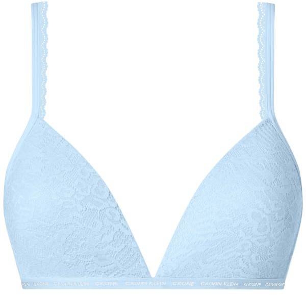 Calvin Klein BH CK One Lace Triangle Bra Ljusblå Small Dam 