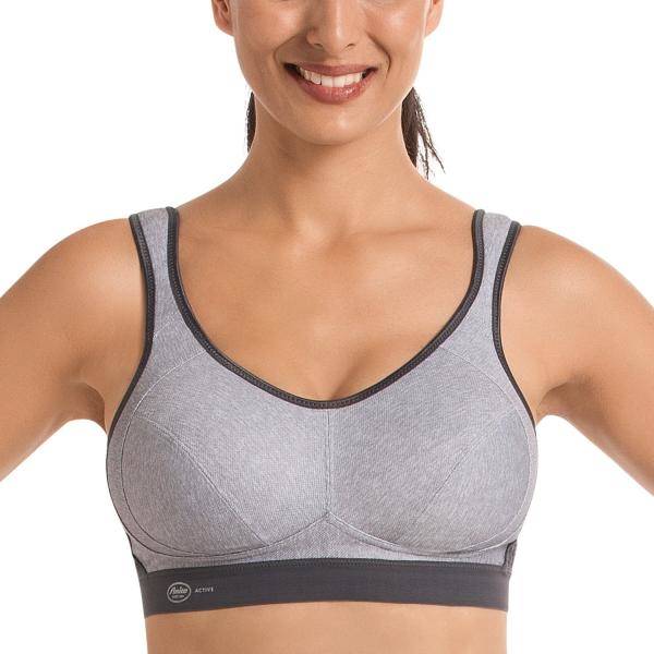 Anita BH Active Extreme Control Sports Bra Ljusgrå B 70 Dam 