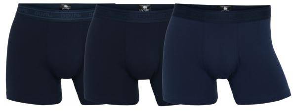 Dovre Kalsonger 3P Organic Cotton Boxers Mörkblå ekologisk bomull Small Herr 