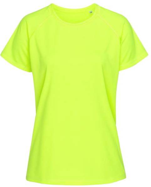 Stedman Active 140 Raglan For Women Gul polyester Small Dam 