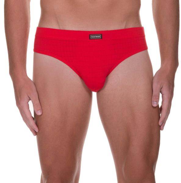 Bruno Banani Kalsonger Check Line 2.0 Sports Brief Röd polyamid Small Herr 