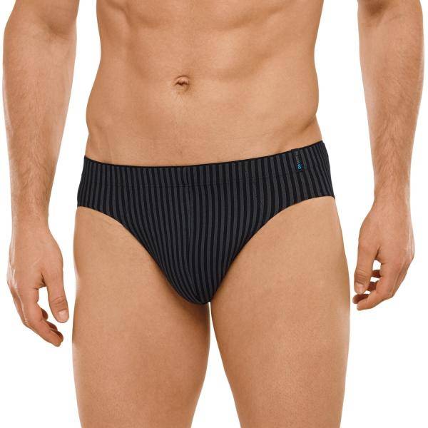 Schiesser Kalsonger Long Life Soft Super Mini Brief Mörkblå Small Herr 