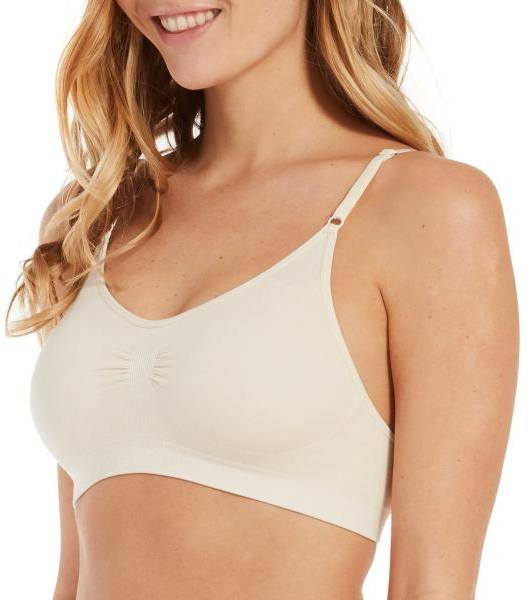 Magic BH Comfort Bra Spaghetti Straps Bamboo Creme Small Dam 