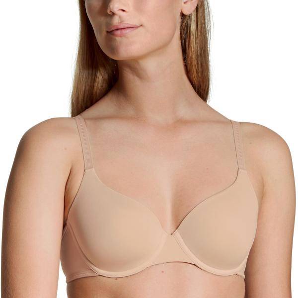 Calida BH Eco Sense Underwire Padded Moulded Bra Beige A 70 Dam 